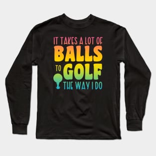 Golfing Long Sleeve T-Shirt
